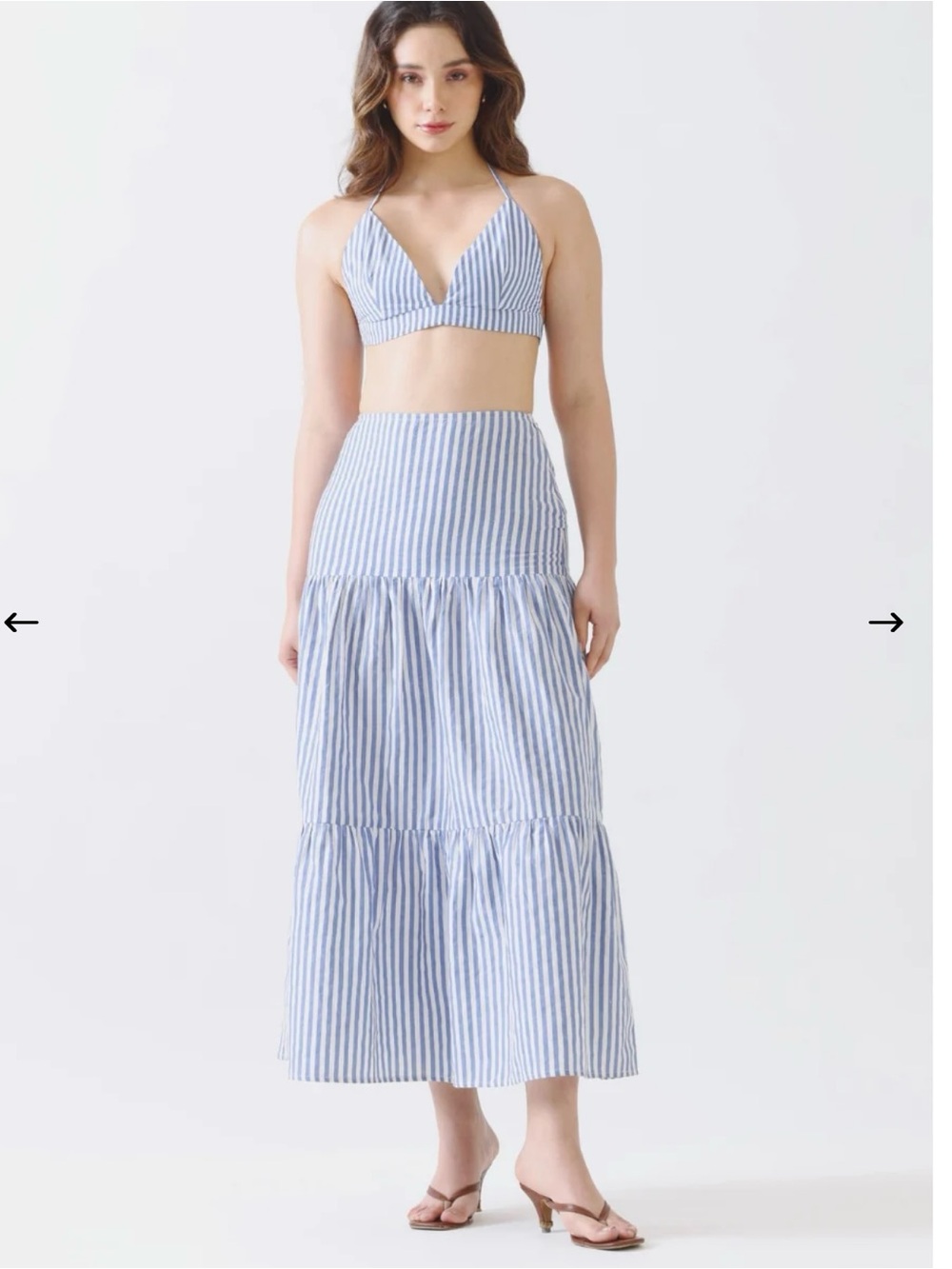 J. Crew Tiered Ruffle Maxi Skirt